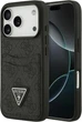 Etui portfelowe do smartfona Apple iPhone 18 Pro/iPhone 17 Pro Guess 4G Double Card Triangle Black (3666339681463) - obraz 1