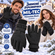 Зимние перчатки Mil-Tec Thinsulate 12530002 унисекс утепленные, усиленная ладонь, регулируемая манжета, черные Black, M - изображение 1