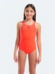 Детский слитный купальник для бассейна для девочки Arena Graphic Swimsuit Swim Pro Back 011184-370 128 см Оранжевый (3468337882022) - изображение 1
