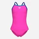 Детский слитный купальник для бассейна для девочки Arena Swimsuit Light Drop Solid 005919-988 110 см Розовый (3468337726029) - изображение 6