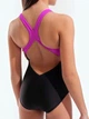 Детский слитный купальник для бассейна для девочки Arena Painterly Swimsuit V Back 011756-590 116 см Черный (3468337914488) - изображение 5