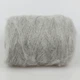 Пряжа Gazzal Super Kid & Merinos, світло-сіра №61281 — 50 г / 150 м, меринос Superwash та супер-кід-мохер для в’язання - зображення 2