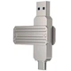 Флеш накопитель WiWU Wi-FD003 512G 2in1 USB + USB-C Infinite Series серебряный - изображение 2