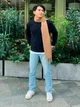 Джинсы Regular Fit мужские Uniqlo 45215068 W36L32 Голубые (1163258513) - изображение 5