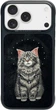 Чохол для смартфона Apple iPhone 18 Pro Max/iPhone 17 Pro Max Nimmy Lucky Fashion Cat MagSafe Black (6980002140710) - зображення 1