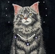 Чохол для смартфона Apple iPhone 18 Pro Max/iPhone 17 Pro Max Nimmy Lucky Fashion Cat MagSafe Black (6980002140710) - зображення 6