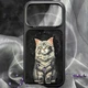 Чохол для смартфона Apple iPhone 18 Pro Max/iPhone 17 Pro Max Nimmy Lucky Fashion Cat MagSafe Black (6980002140710) - зображення 7