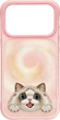 Чохол для смартфона Apple iPhone 18 Pro/iPhone 17 Pro Nimmy Big Eyed Lying Ragdoll Cat MagSafe Pink (6980002140246) - зображення 1