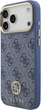 Etui do smartfona Apple iPhone 18 Pro Max/iPhone 17 Pro Max Guess 4G Strass Logo MagSafe Blue (3666339682354) - obraz 3
