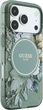 Чохол для смартфона Apple iPhone 18 Pro/iPhone 17 Pro Guess IML Flowers Pearl Strap MagSafe Green (3666339681241) - зображення 3