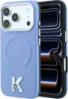 Чохол для смартфона Apple iPhone 18 Pro/iPhone 17 Pro Karl Lagerfeld Grained Embossed Ring & Kameo Logo MagSafe Light Blue (3666339650490) - зображення 1