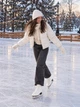 Коньки фигурные белые SP-Sport Ice Skate 9819 размер 38 White - изображение 9