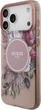 Чохол для смартфона Apple iPhone 18 Pro/iPhone 17 Pro Guess IML Flowers Pearl Strap MagSafe Pink (3666339681227) - зображення 2