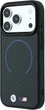 Etui do smartfona Apple iPhone 18 Pro Max/iPhone 17 Pro Max BMW M Kevlar Blue Print Ring Metal Logo MagSafe Black (3666339669942) - obraz 3