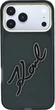 Чохол для смартфона Apple iPhone 18 Pro/iPhone 17 Pro Karl Lagerfeld IML Big Signature Resin Metal Frame Black (3666339662004) - зображення 2
