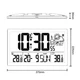 Часы настенные GreenBlue GB218 LCD с температурой и датой (5902211132059) - изображение 2