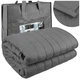Утяжеленное одеяло Isomedix 200x150 см 8 кг Gray (5900779966741) - изображение 1