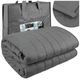Утяжеленное одеяло Isomedix 200x150 см 6 кг Gray (5900779966758) - изображение 1