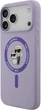 Чохол для смартфона Apple iPhone 18 Pro Max/iPhone 17 Pro Max Karl Lagerfeld Silicone Karl&Choupette Ring MagSafe Purple (3666339683337) - зображення 3