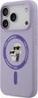 Чохол для смартфона Apple iPhone 18 Pro/iPhone 17 Pro Karl Lagerfeld Silicone Karl&Choupette Ring MagSafe Purple (3666339683320) - зображення 3