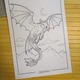Раскраска Драконы Dragons А4 набор 2 шт (41189) - изображение 2