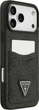 Чохол-гаманець для смартфона Apple iPhone 18 Pro Max/iPhone 17 Pro Max Guess 4G Double Card Triangle Black (3666339681470) - зображення 4