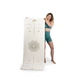 Килимок для йоги Vimal Gold Mandala OM White RAO 183×68×0.5 см - зображення 2