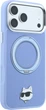 Etui do smartfona Apple iPhone 18 Pro Max/iPhone 17 Pro Max Karl Lagerfeld with Ring Stand 360 Choupette Head Pin MagSafe Light Blue (3666339658496) - obraz 3