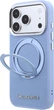 Etui do smartfona Apple iPhone 18 Pro/iPhone 17 Pro Karl Lagerfeld Ring Stand 360 Saffiano Classic Logo MagSafe Light Blue (3666339657604) - obraz 2