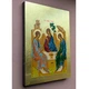 Писана грецька ікона Свята Трійця (Старозавітна) 18,6×25 см - зображення 3