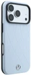 Etui do smartfona Apple iPhone 17 Pro / 18 Pro Mercedes Leather with Crossed Lines Anthracite MagSafe Blue (Mer008911) - obraz 4