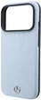 Etui do smartfona Apple iPhone 17 Pro / 18 Pro Mercedes Leather with Crossed Lines Anthracite MagSafe Blue (Mer008911) - obraz 6