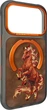 Etui do smartfona Apple iPhone 18 Pro Max/iPhone 17 Pro Max Nimmy Magnetic Fantasy Animal MagSafe Orange (6980002141038) - obraz 3