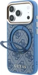 Etui do smartfona Apple iPhone 18 Pro/iPhone 17 Pro Guess Ring Stand 360 4G Classic Logo MagSafe Blue (3666339654702) - obraz 2