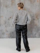 Кардиган с примесью шерсти вязаный женский ARTKNIT Кружево-кардиган S-M Серый (2251724456019) - изображение 4