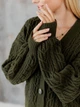 Кардиган вязаный женский ARTKNIT Оливия S-M Оливковый (2251960690017) - изображение 11