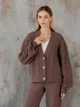Кардиган вязаный женский ARTKNIT Оливия L-XL Коричневый (2251940901010) - изображение 1