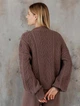 Кардиган вязаный женский ARTKNIT Оливия L-XL Коричневый (2251940901010) - изображение 2