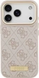 Etui do smartfona Apple iPhone 18 Pro/iPhone 17 Pro Guess 4G Logo Plate MagSafe Pink (3666339681586) - obraz 2