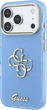 Etui do smartfona Apple iPhone 18 Pro Max/iPhone 17 Pro Max Guess IML 4G Script Metal Light Blue (3666339655839) - obraz 3