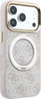 Etui do smartfona Apple iPhone 18 Pro/iPhone 17 Pro Guess Ring Stand 360 4G Classic Logo MagSafe Pink (3666339654627) - obraz 3