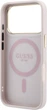 Etui do smartfona Apple iPhone 18 Pro/iPhone 17 Pro Guess Ring Stand 360 4G Classic Logo MagSafe Pink (3666339654627) - obraz 6