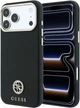 Etui do smartfona Apple iPhone 18 Pro/iPhone 17 Pro Guess Grained Round Strass Logo MagSafe Black (3666339653781) - obraz 1