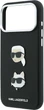 Etui do smartfona Apple iPhone 18 Pro Max/iPhone 17 Pro Max Karl Lagerfeld Saffiano with Karl & Choupette Heads Pins & Logo Black (3666339650308) - obraz 6