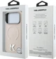 Etui do smartfona Apple iPhone 18 Pro Max/iPhone 17 Pro Max Karl Lagerfeld Grained Embossed Ring & Kameo Logo MagSafe Beige (3666339650421) - obraz 8