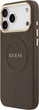 Etui do smartfona Apple iPhone 18 Pro Max/iPhone 17 Pro Max Guess Peony Hot Stamp MagSafe Brown (3666339682453) - obraz 3
