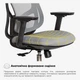 Крісло Mealux Flow Fabric Grey (арт. HF-B30 F/G) - изображение 5
