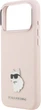 Etui do smartfona Apple iPhone 18 Pro Max/iPhone 17 Pro Max Karl Lagerfeld Silicone Choupette Metal Pin Pink (3666339683276) - obraz 6