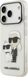 Etui do smartfona Apple iPhone 18 Pro/iPhone 17 Pro Karl Lagerfeld IML NFT Glitter Karl&Choupette Transparent (3666339683061) - obraz 3