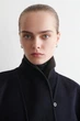 Пальто жіноче COS double-faced wool shawl-collar coat 1304521001 M Синій коричневий - зображення 2